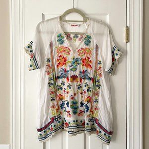 Johnny Was Blouse Size Medium